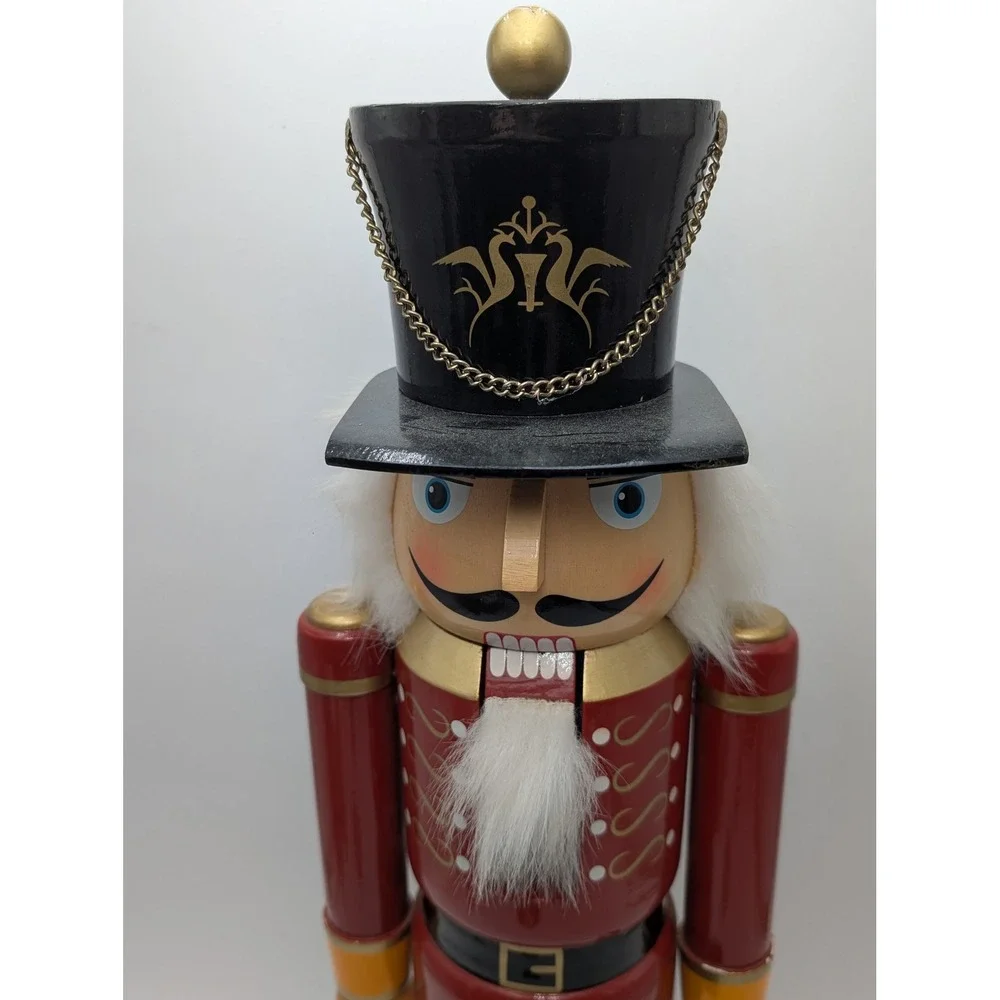 Nutcracker 24in Red Soldier Traditional Wood Christmas Decor Christmas Wood VTG
